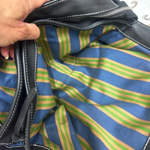 Hogan black leather shoulder bag - Picture 8 of 9